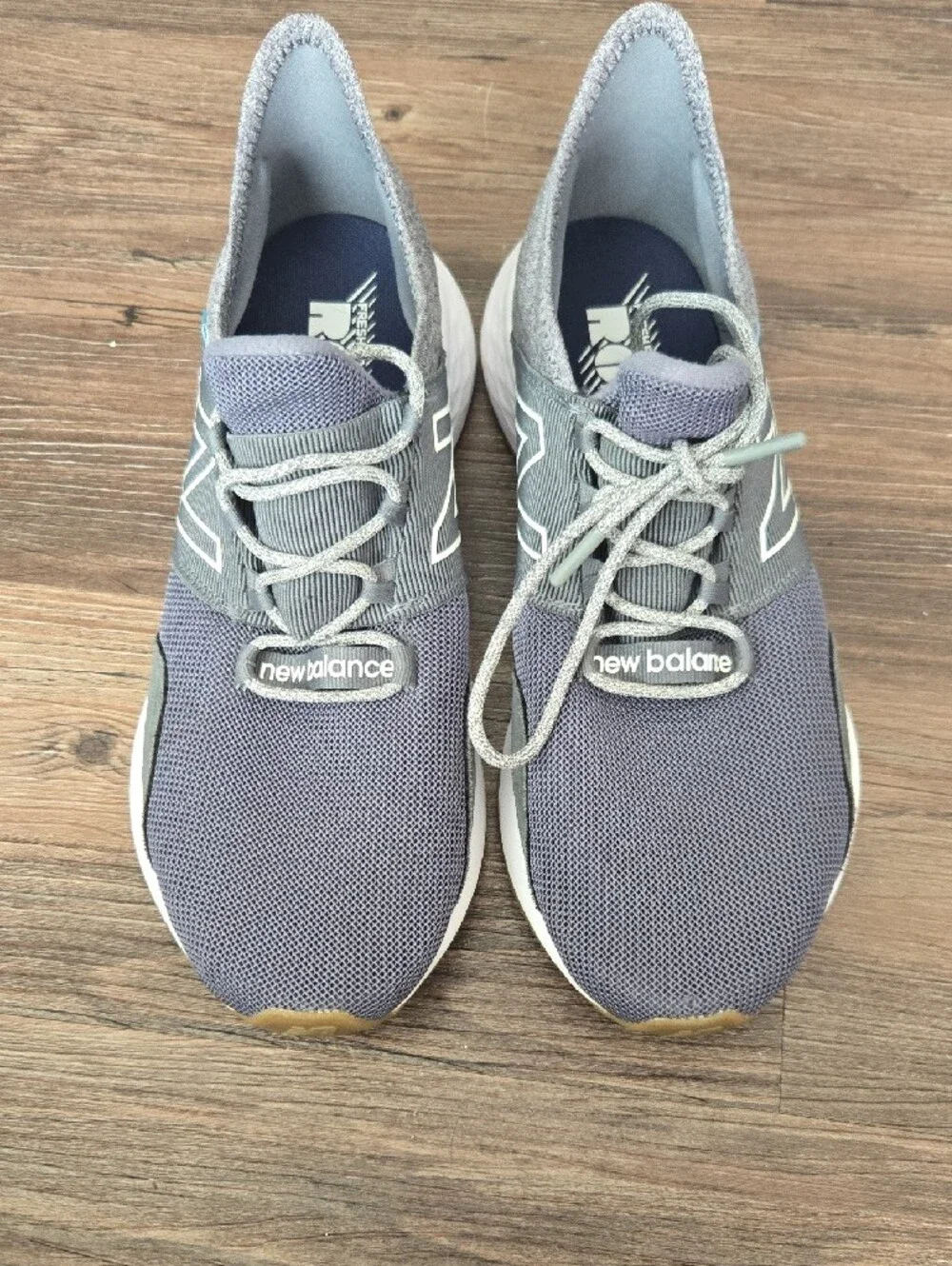 New Balance Men's Size 10.5 Fresh Foam Roav Gray Athletic Sneakers
